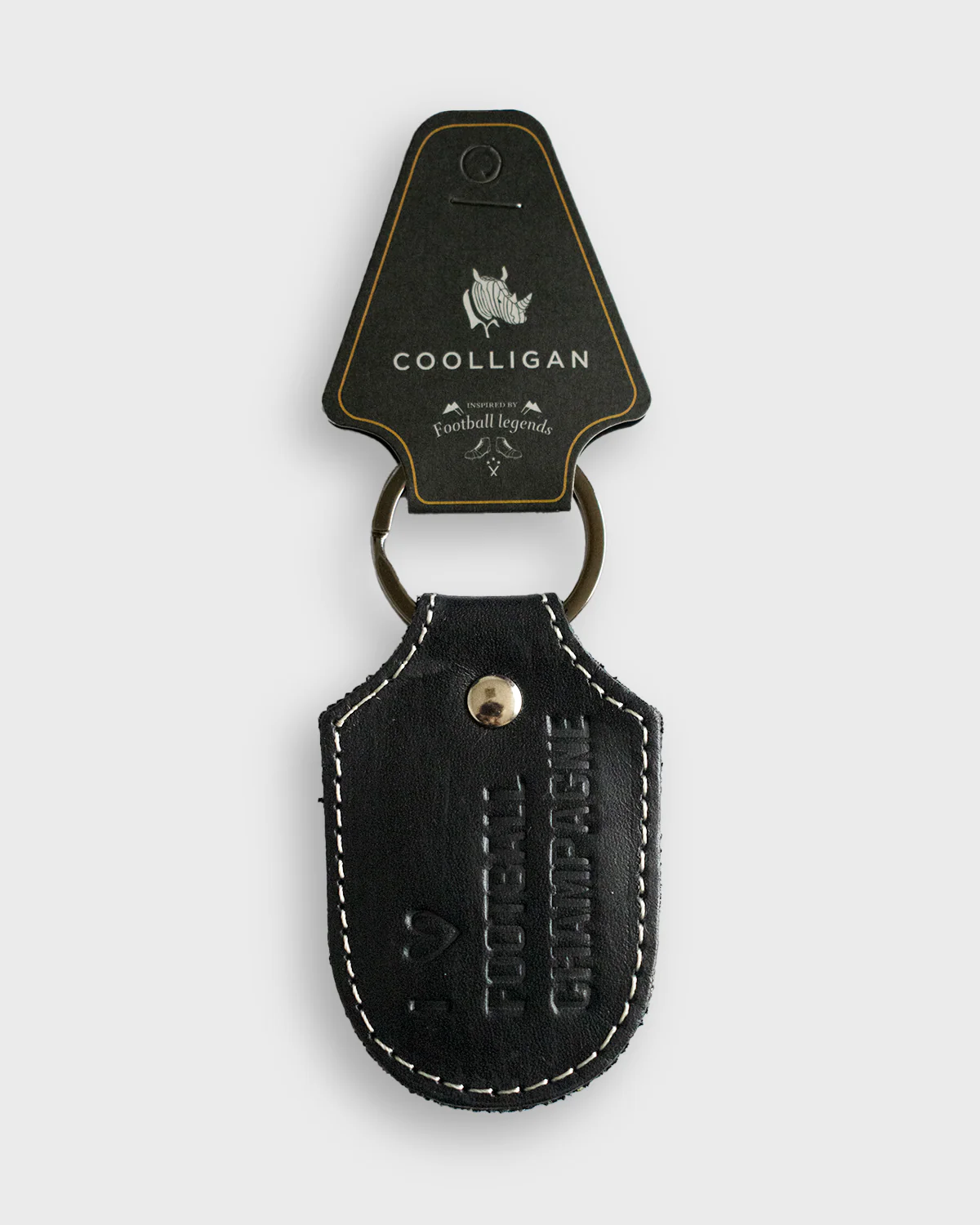 FOOTBALL CHAMPAGNE NEGRO - Llavero Fútbol Retro